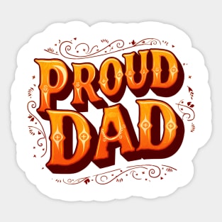 Proud Dad Sticker